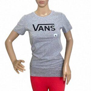 VANS T Shirt Plain Grey Women’s Shirt Size Small VN000R6FYR2 Tee Large Medium